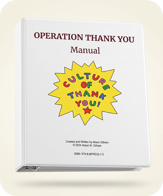 Operation Thank You Manual book cover