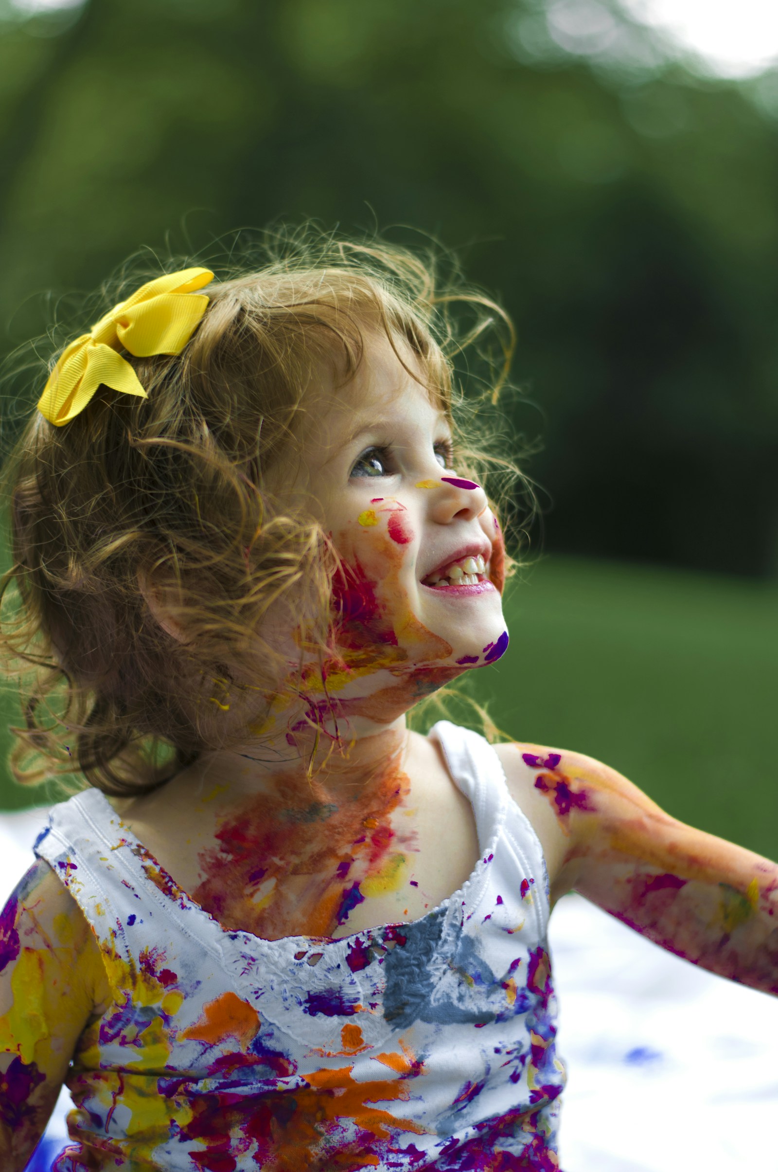 Children sharing a joyful moment