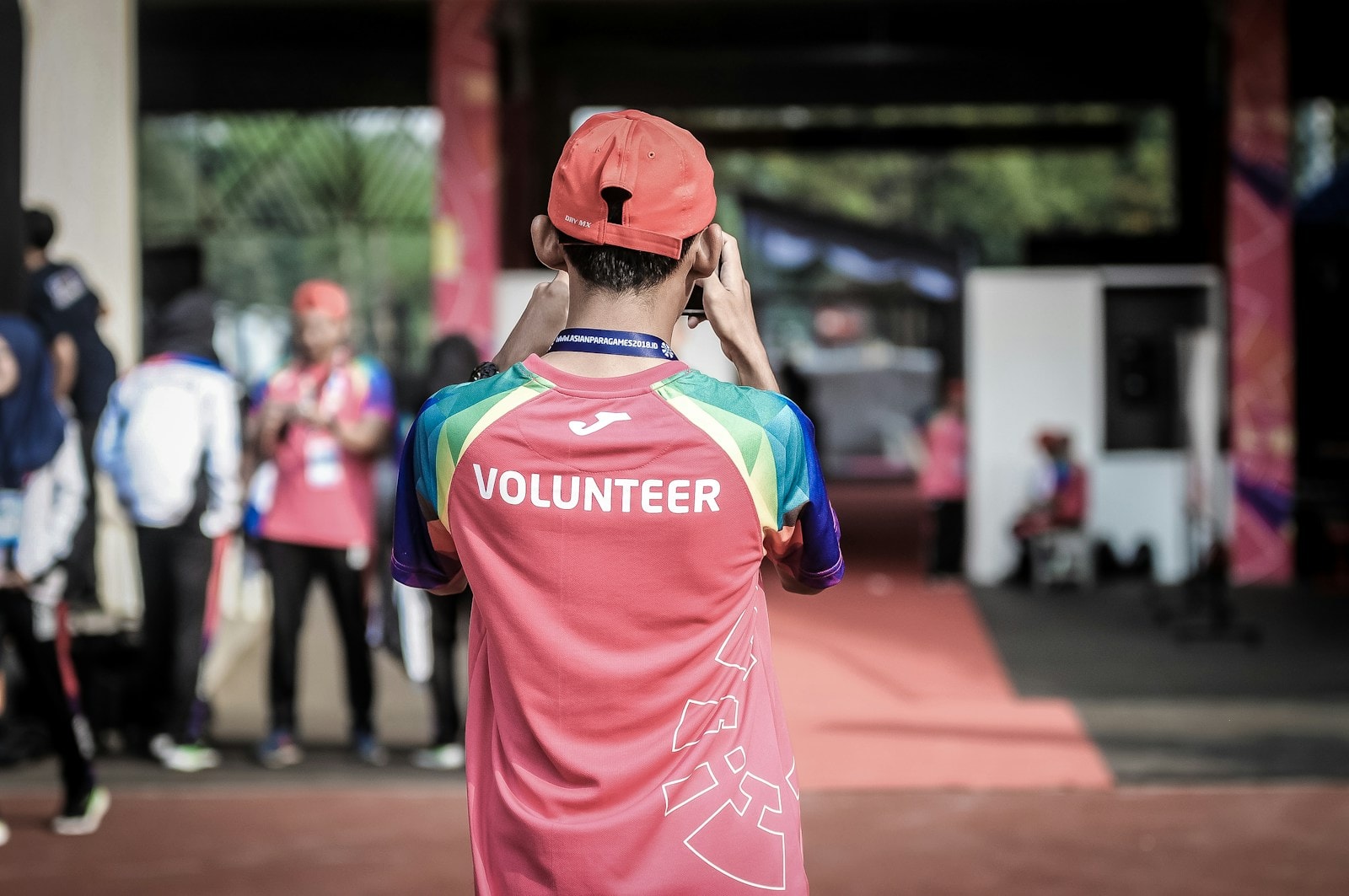 Hands joined in community support