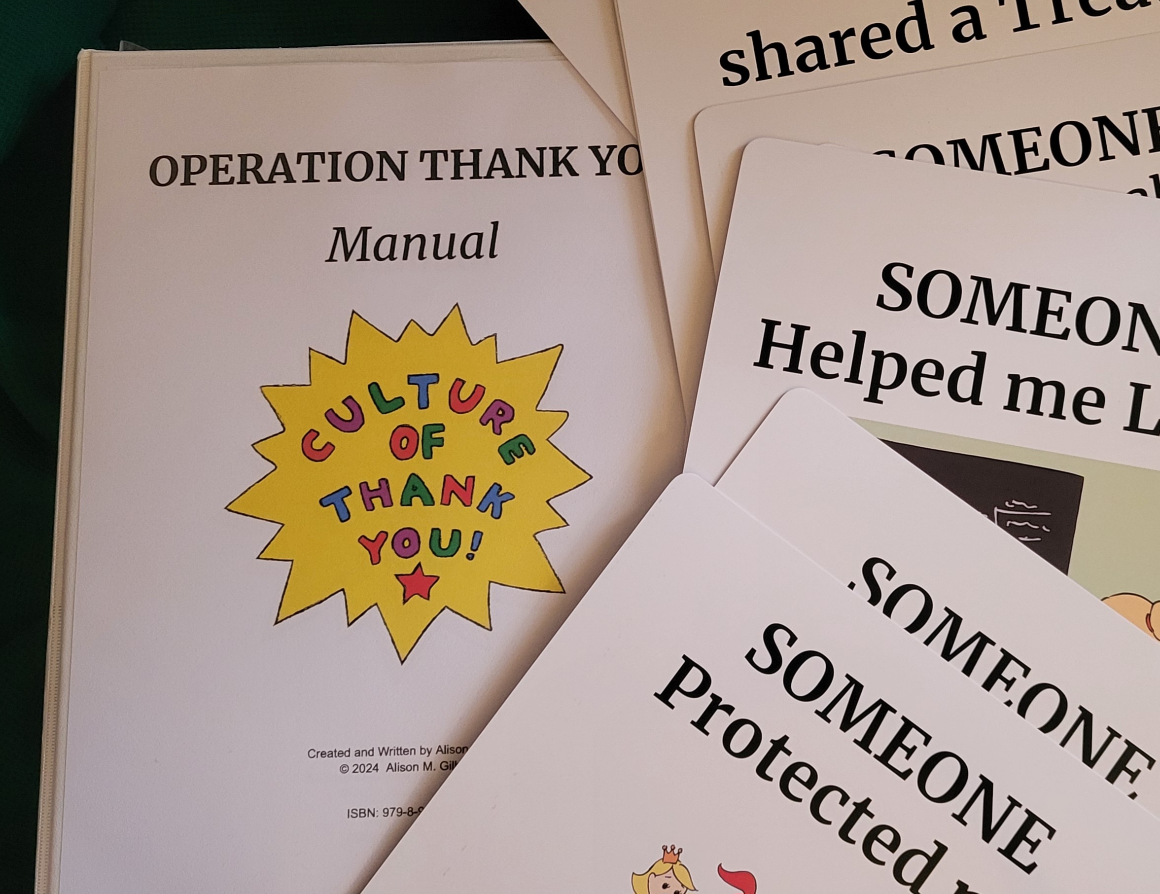 Operation Thank You Set (Manual + Flashcards only)