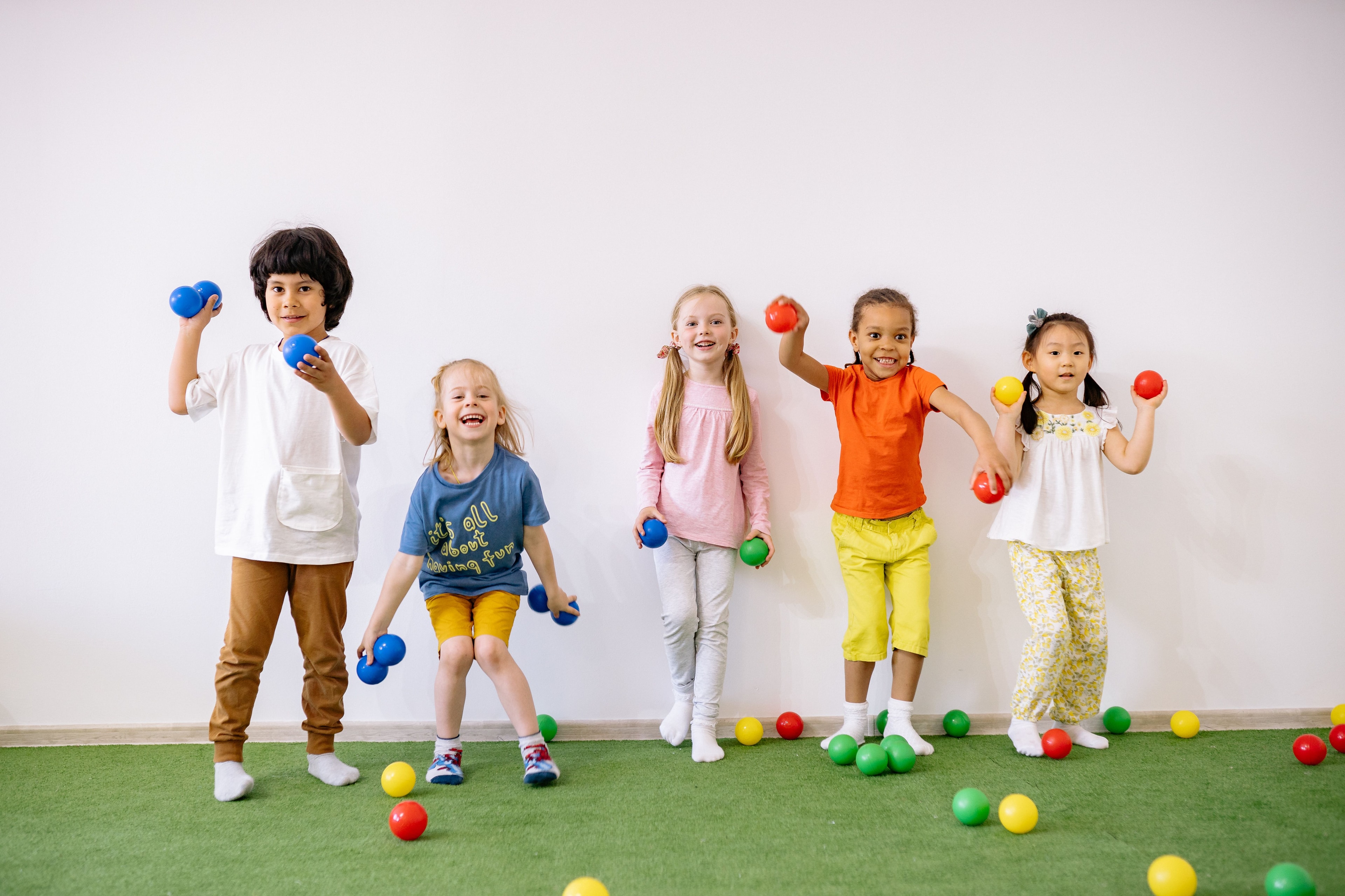 Children laughing